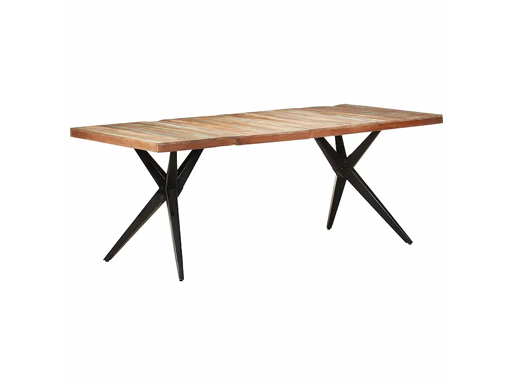 Table à manger 200x90x76 cm Bois de récupération massif