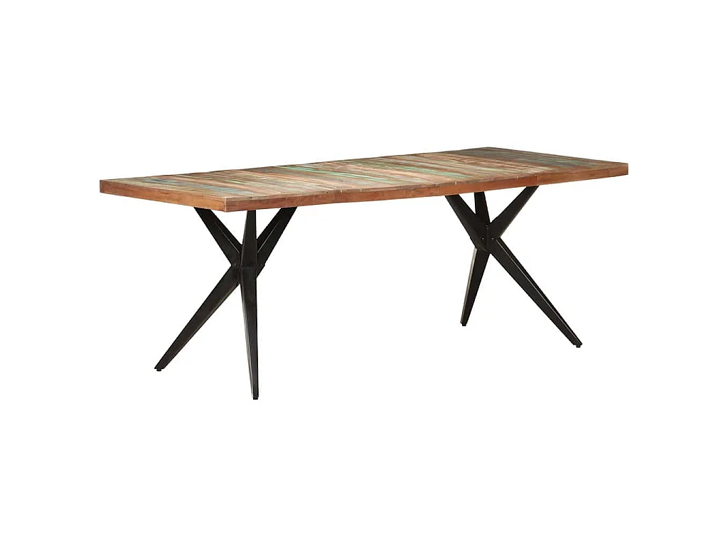 Table à manger 200x90x76 cm Bois de récupération massif