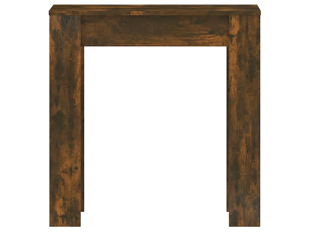 Table à manger chêne fumé 140x74,5x76 cm bois d'ingénierie