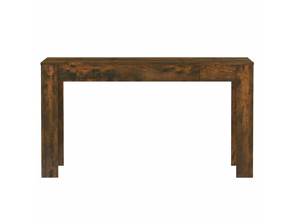 Table à manger chêne fumé 140x74,5x76 cm bois d'ingénierie