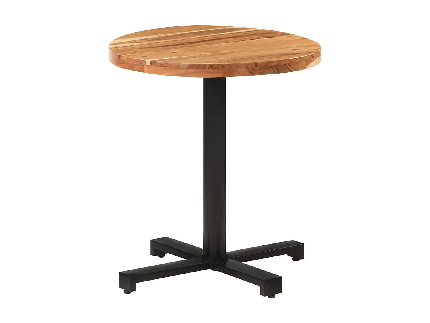 Table de bistro Ronde Ø70x75 cm Bois d'acacia massif