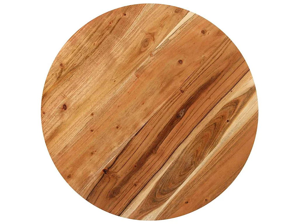 Mesa de bistró redonda madera maciza de mango Ø70x75 cm