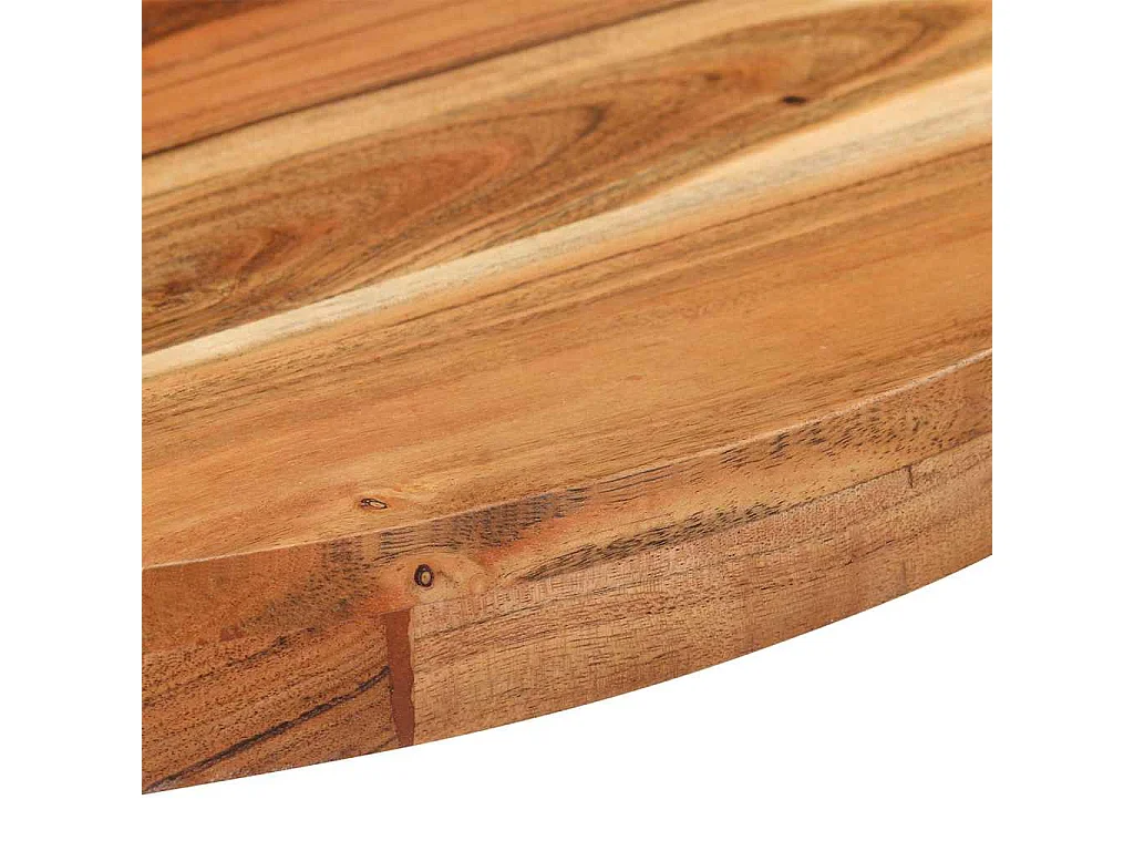 Mesa de bistró redonda madera maciza de mango Ø70x75 cm