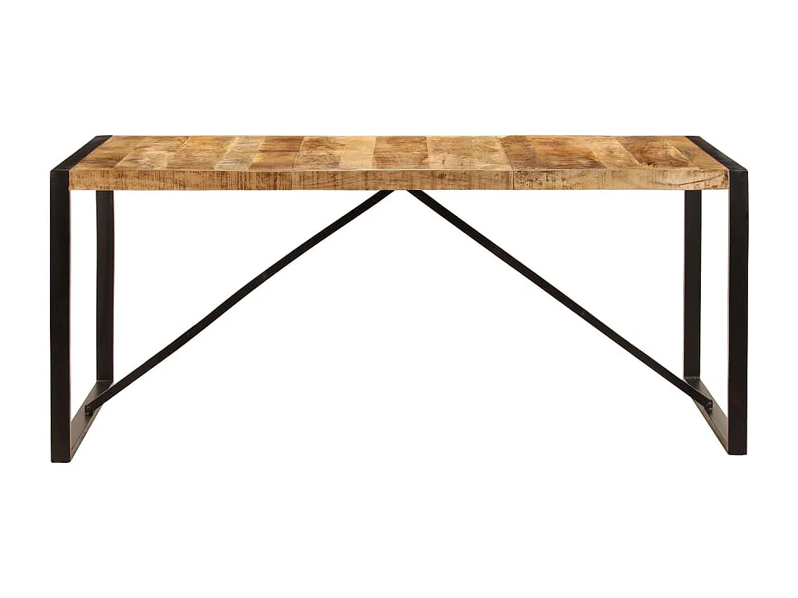 Tavolo da Pranzo 180x90x75 cm in Legno Massello di Mango
