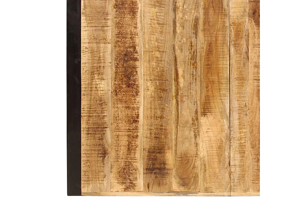 Eettafel 180 cm massief ruw mangohout