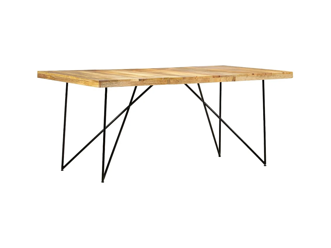 Table à manger 180x90x76 cm Bois de manguier massif