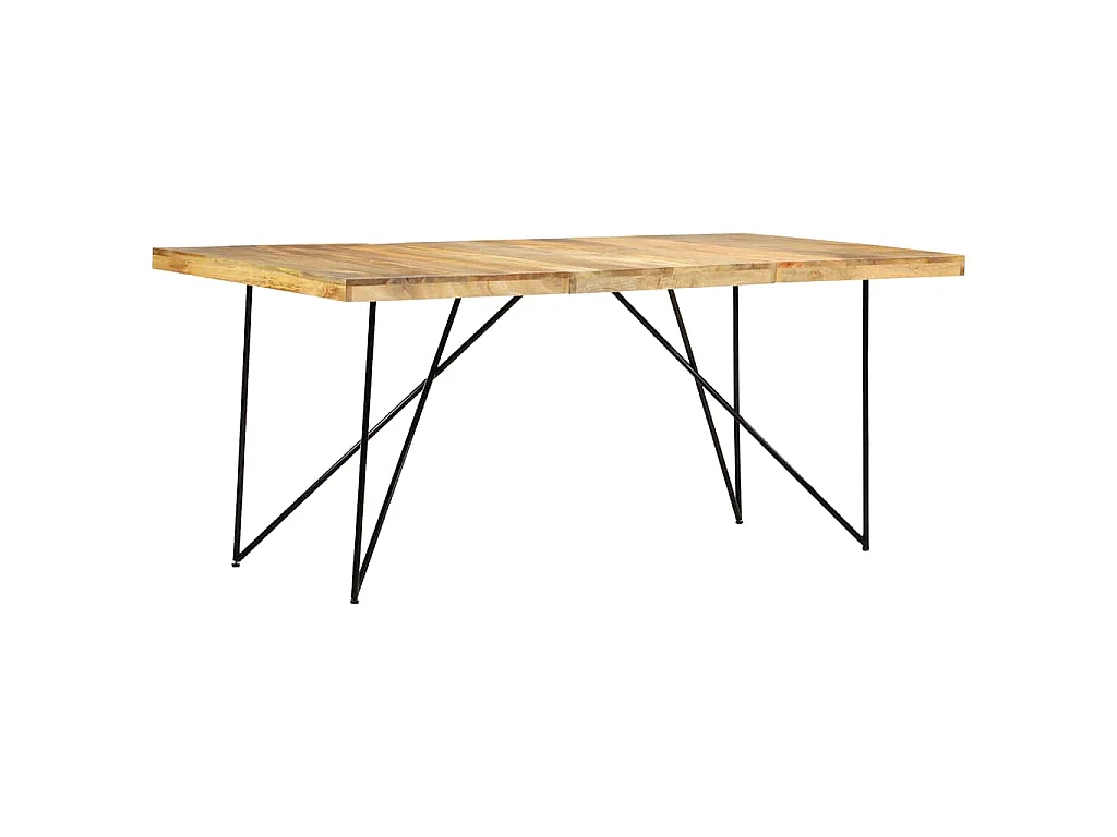Table à manger 180x90x76 cm Bois de manguier massif