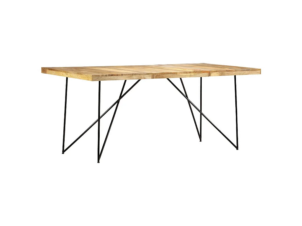 Table à manger 180x90x76 cm Bois de manguier massif