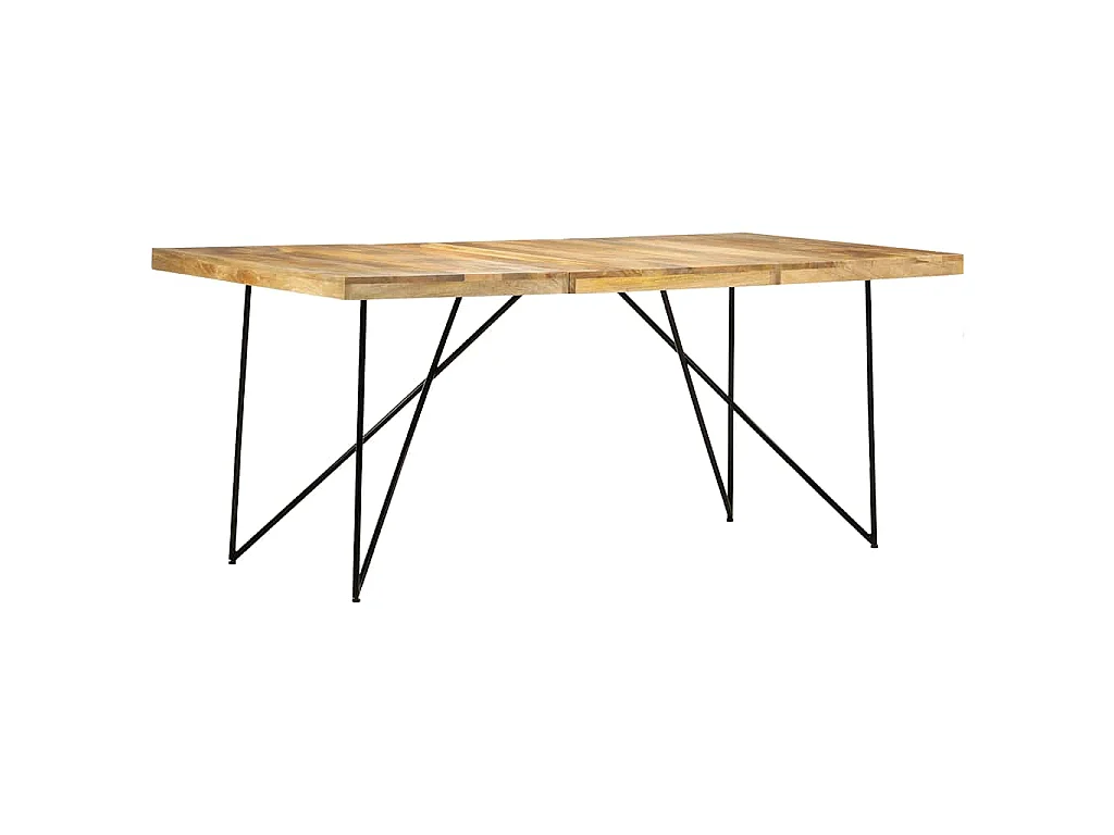 Table à manger 180x90x76 cm Bois de manguier massif