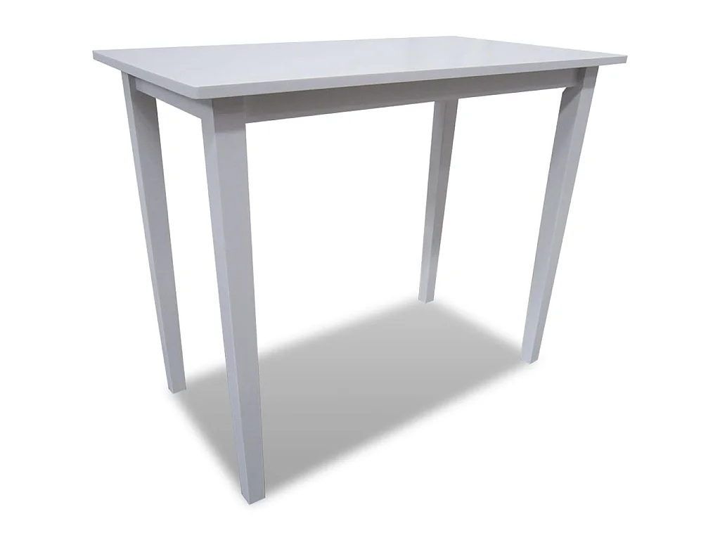 Table de bar en bois Blanc