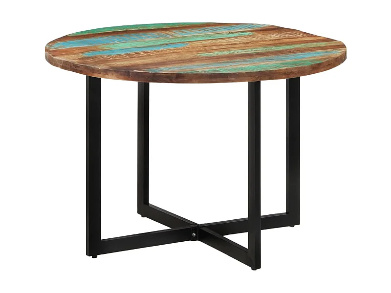 Table à manger 110x75 cm Bois massif de récupération