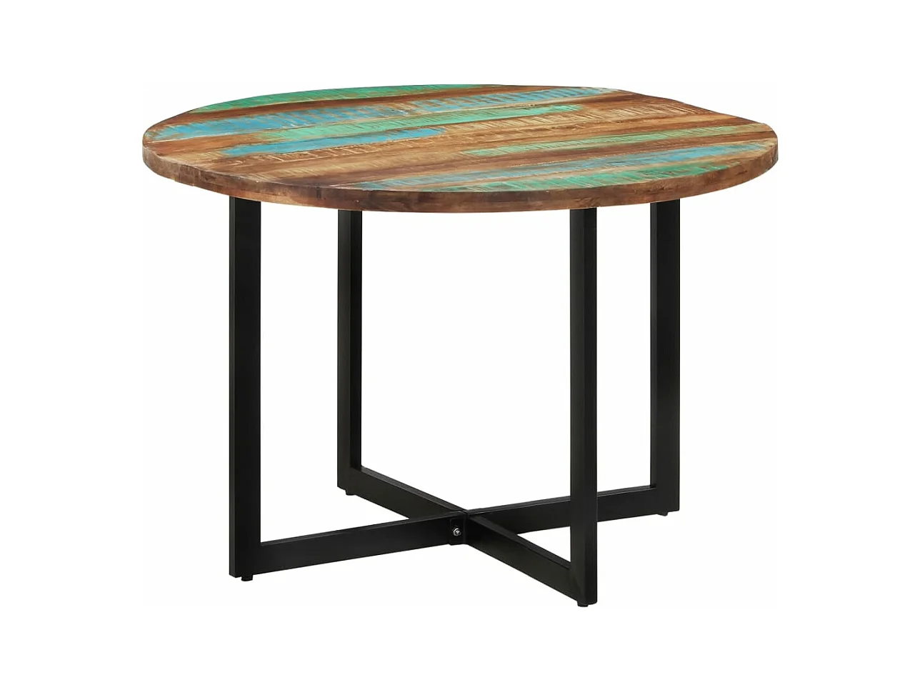 Table à manger 110x75 cm Bois massif de récupération