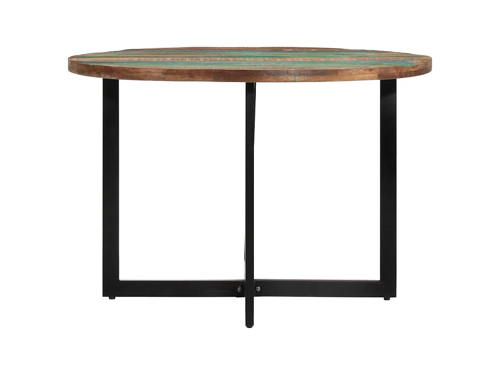Tavolo da Pranzo 110x75 cm in Legno Massello di Recupero