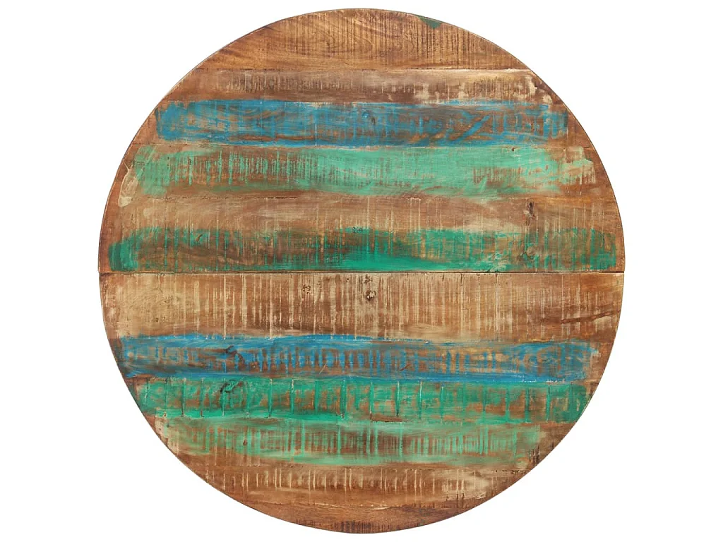 Tavolo da Pranzo 110x75 cm in Legno Massello di Recupero