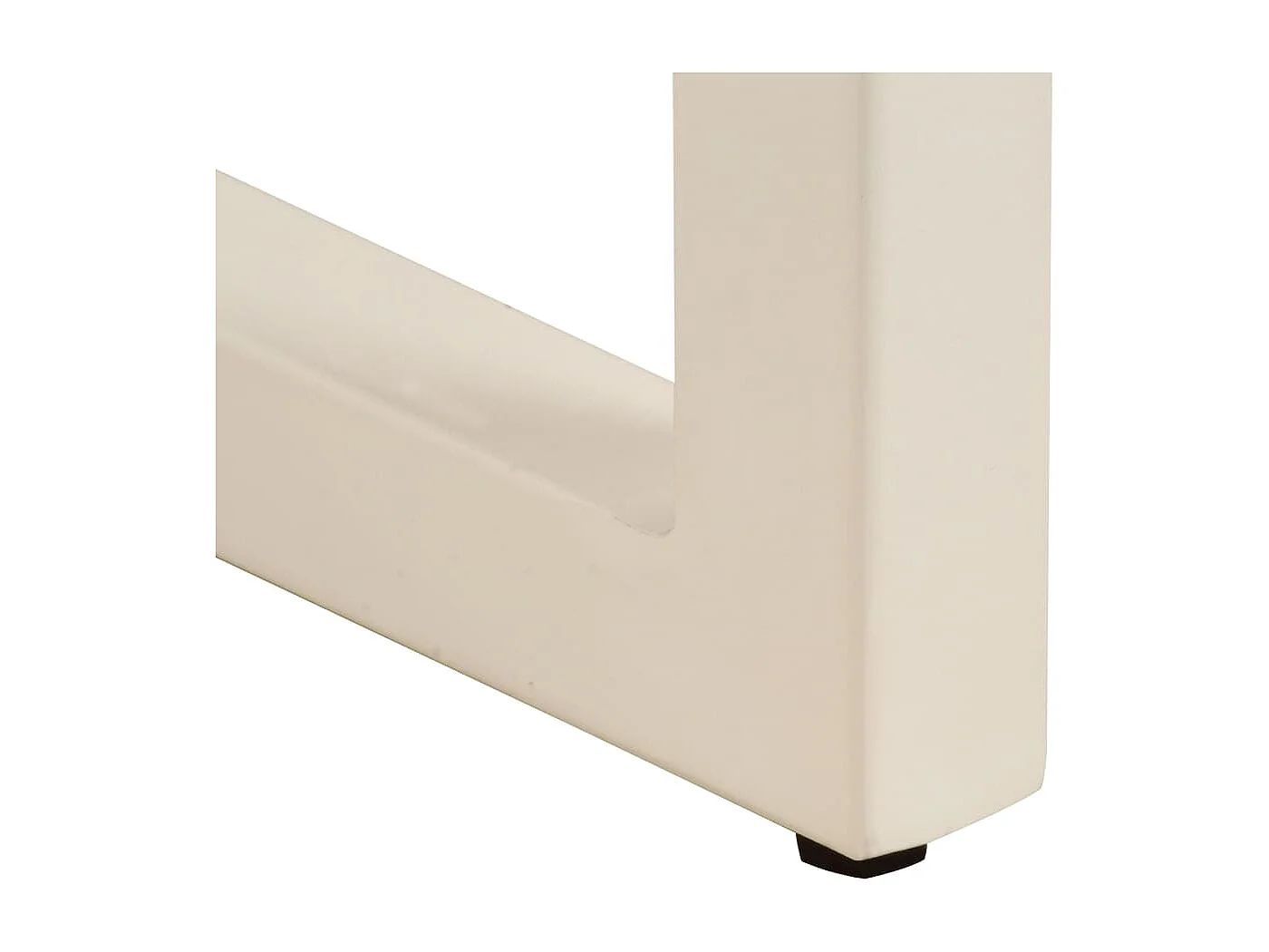 Mesa de jantar 115x55x76 cm madeira de mangueira maciça e aço