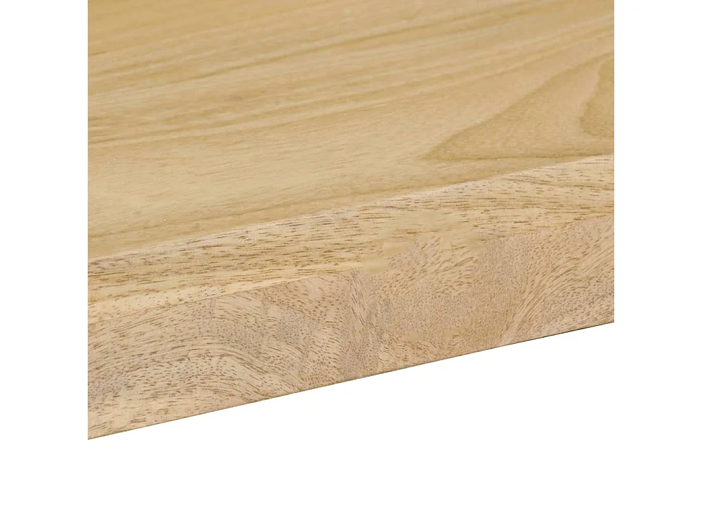 Table à manger 115x55x76 cm Bois de manguier massif et acier