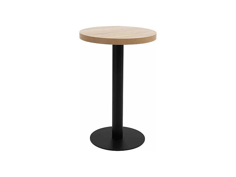 Bistrotisch Hellbraun 50 cm MDF