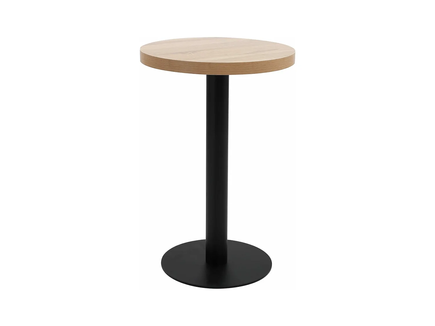 Bistrotisch Hellbraun 50 cm MDF