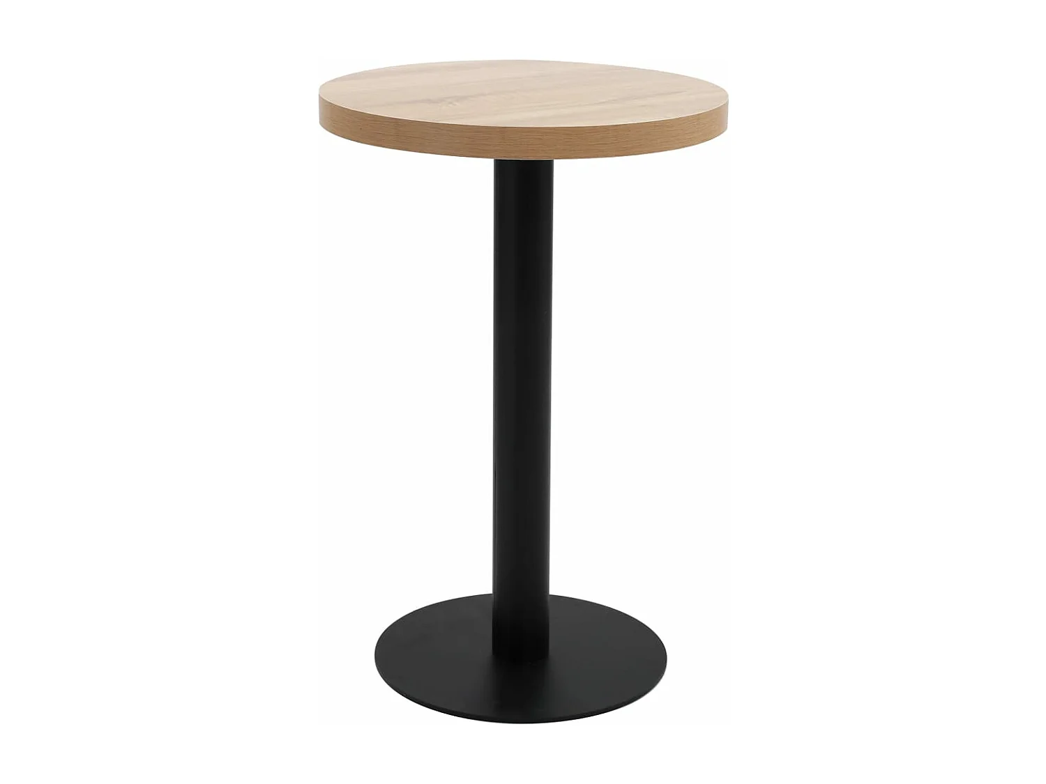 Bistrotisch Hellbraun 50 cm MDF