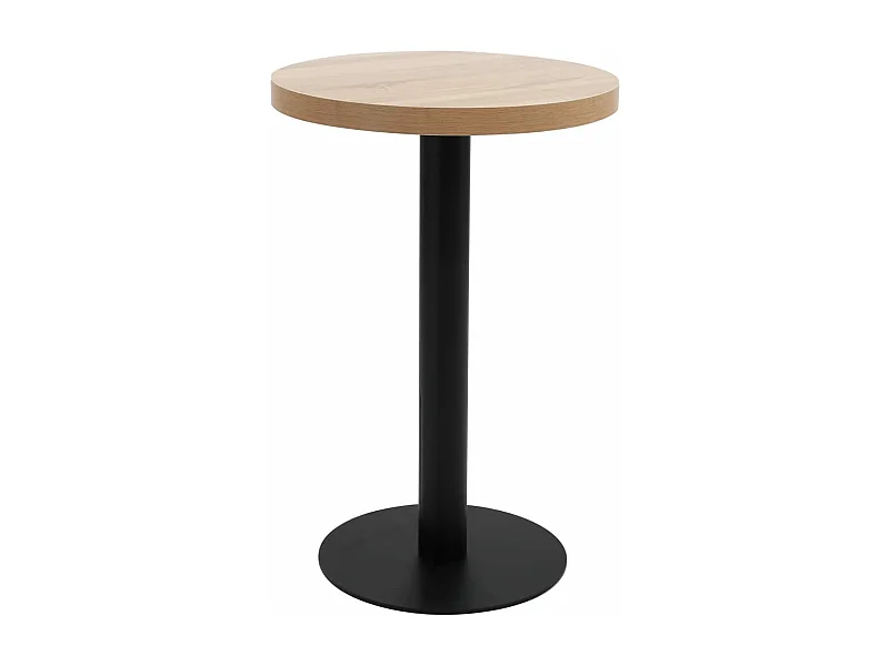 Table de bistro Marron clair 50 cm MDF