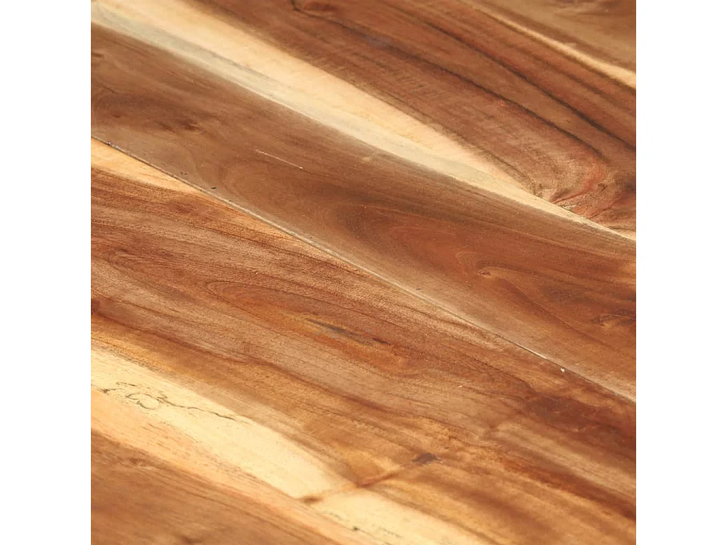 Tavolo da Pranzo 200x100x75cm Legno Massello con Finitura Ambra
