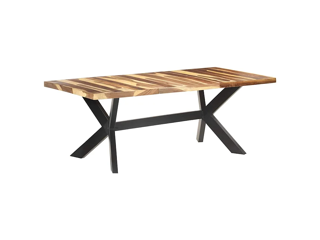 Table de salle à manger 200x100x75 cm Bois avec finition miel