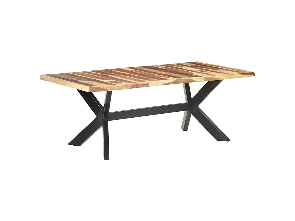 Table de salle à manger 200x100x75 cm Bois avec finition miel