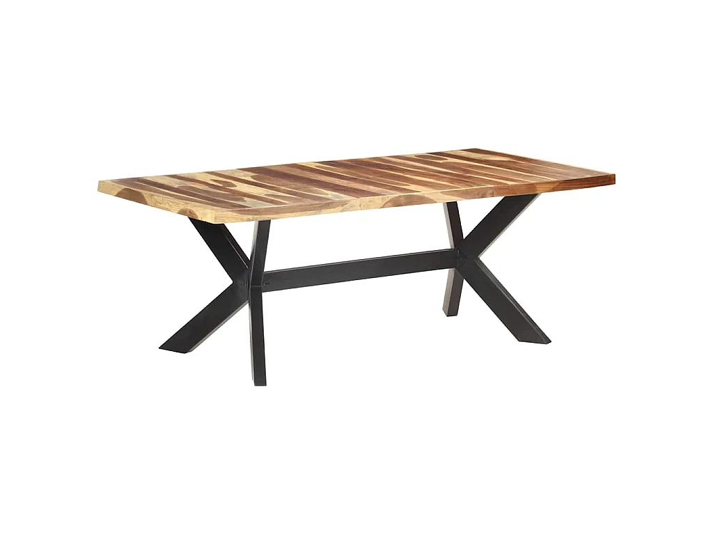 Table de salle à manger 200x100x75 cm Bois avec finition miel