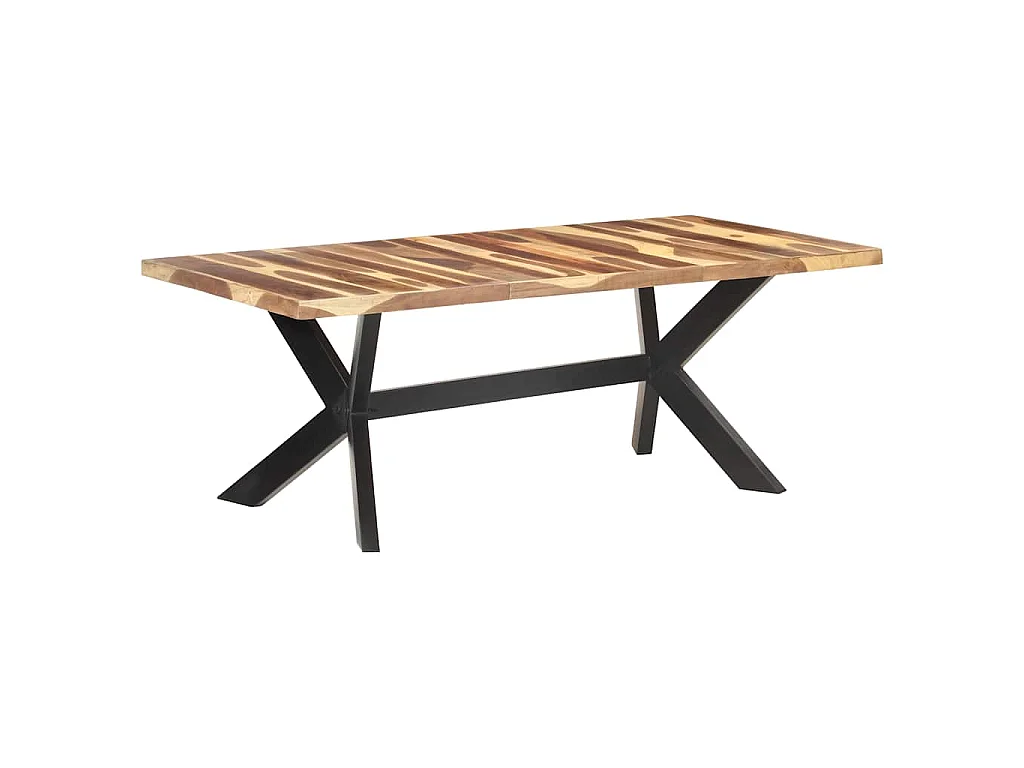 Table de salle à manger 200x100x75 cm Bois avec finition miel