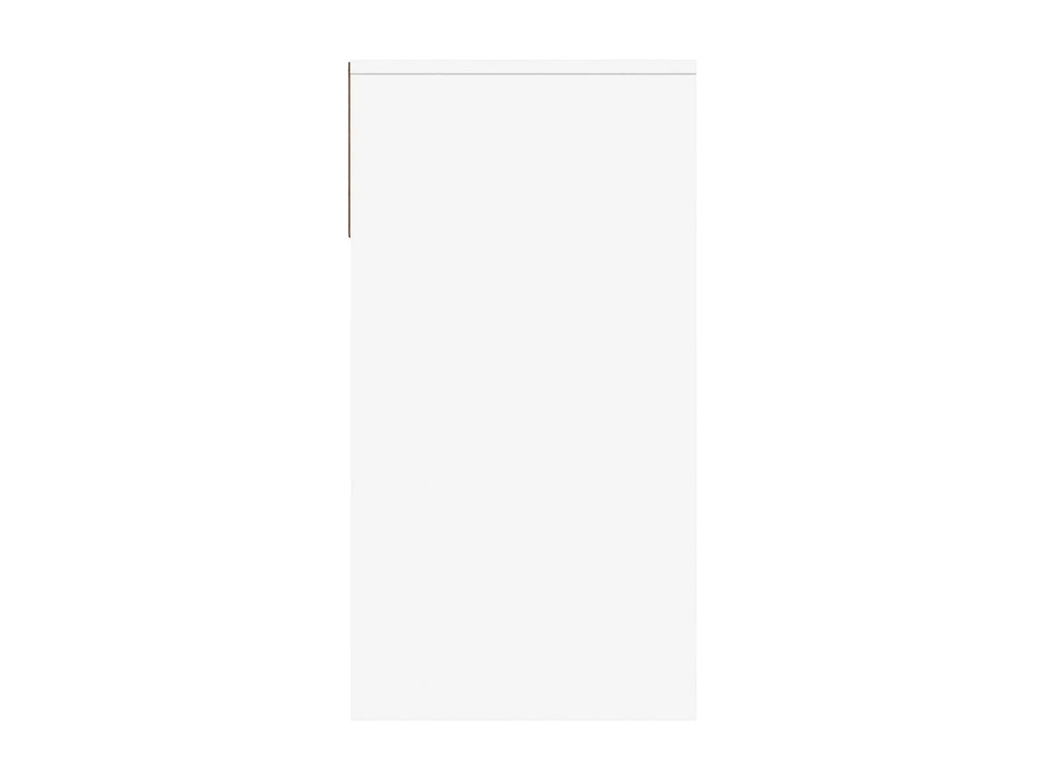 Wandtafel 100x39x75 cm bewerkt hout wit