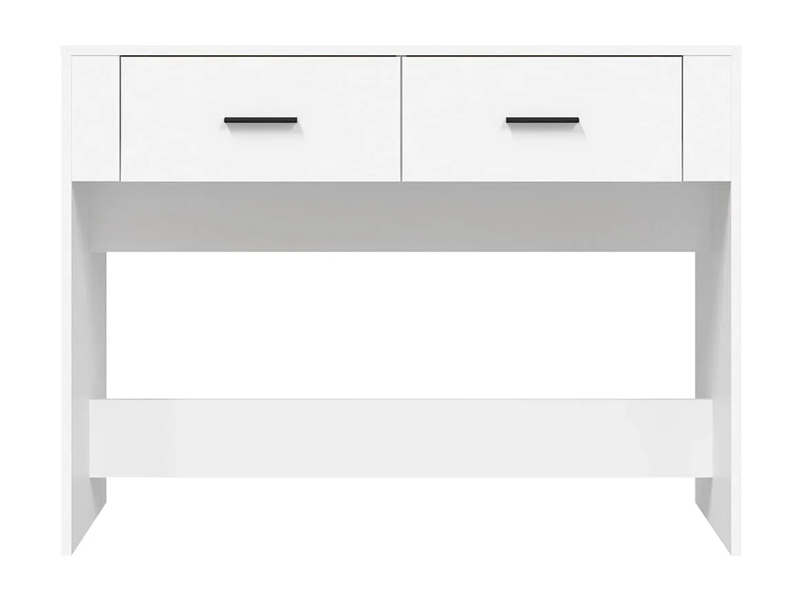 Table console Blanc 100x39x75 cm Bois d'ingénierie