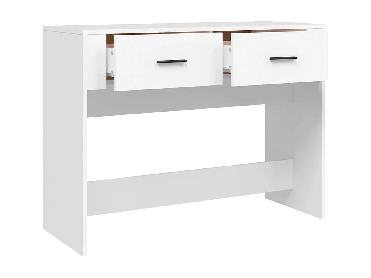 Table console Blanc 100x39x75 cm Bois d'ingénierie