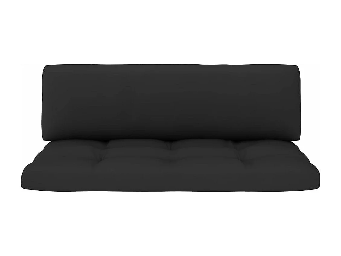 Sofá de centro paletes p/ jardim pinho impregnado castanho-mel