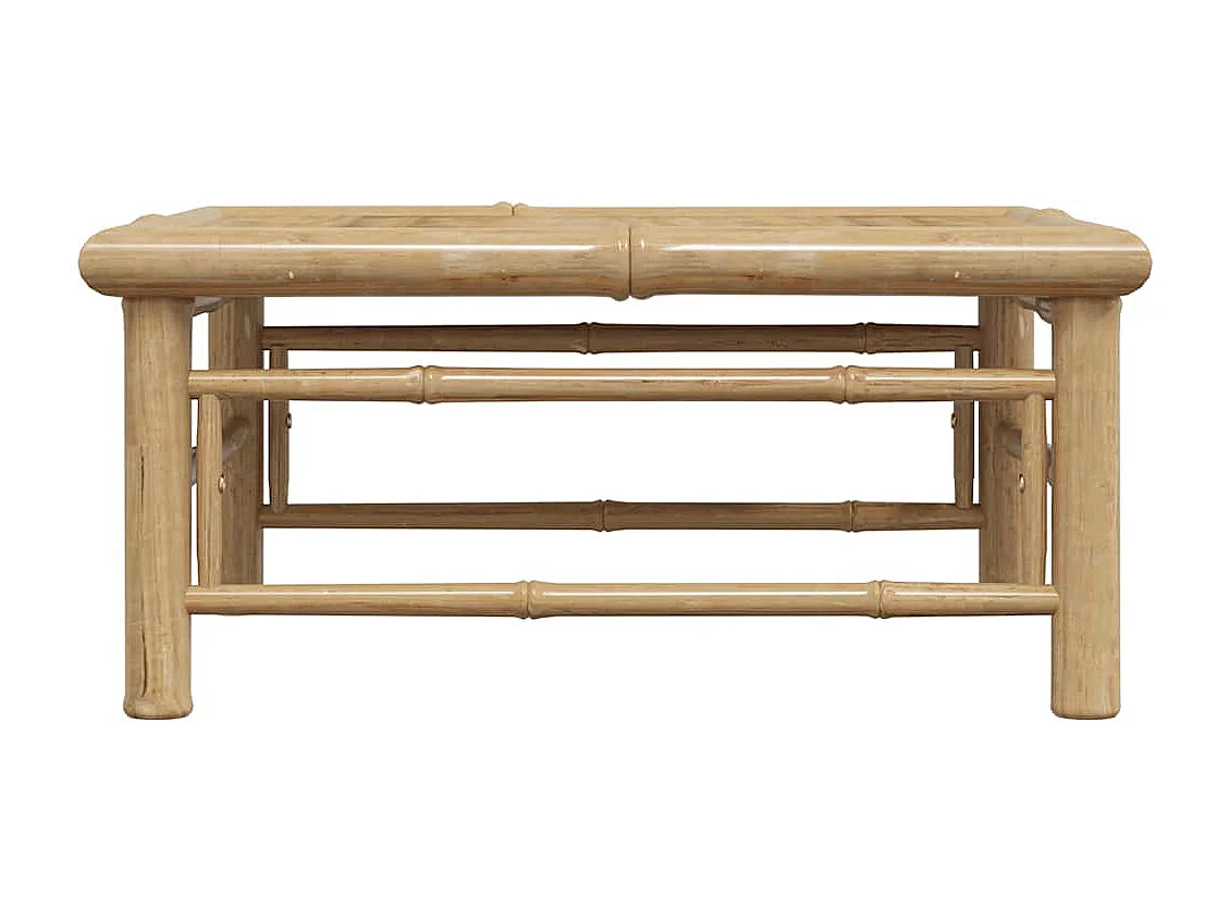 Table de jardin 65x65x30 cm Bambou