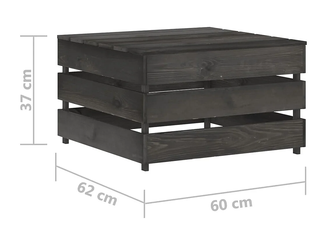 Table palette de jardin Bois de pin imprégné