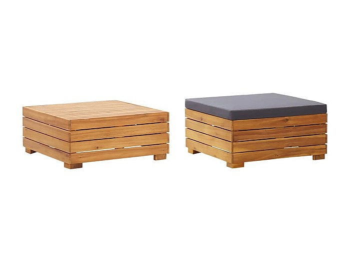 Sgabello Doccia Angolare In Legno Di Acacia 30.5 Cm – Poggiapiedi Da Bagno Multiuso, Facile Da Montare