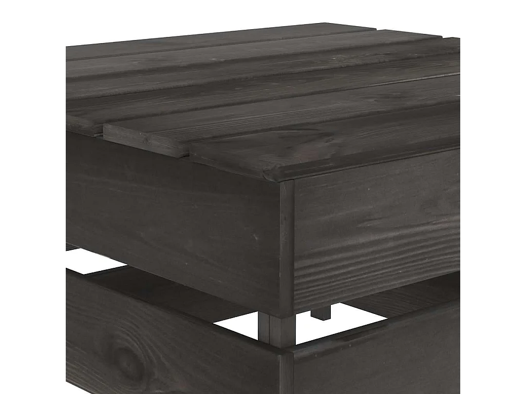 Mesas de paletes para jardim 2 pcs pinho impregnado