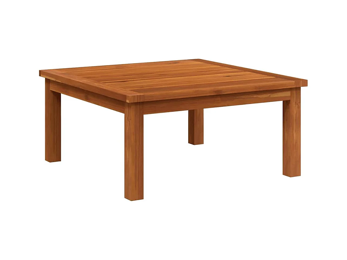 Garten-Beistelltisch 63x63x30 cm Akazie Massivholz