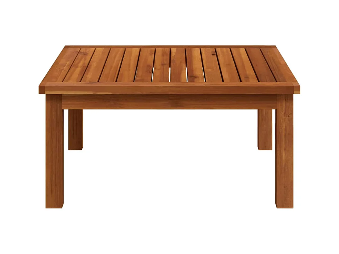 Garten-Beistelltisch 63x63x30 cm Akazie Massivholz