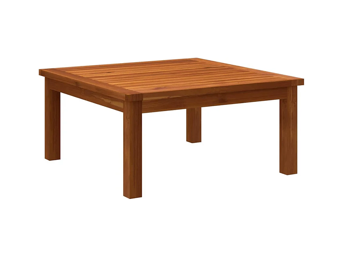 Garten-Beistelltisch 63x63x30 cm Akazie Massivholz