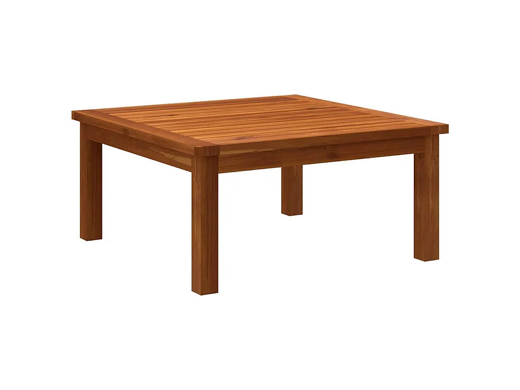 Table de salon de jardin 63x63x30 cm Bois solide d'acacia