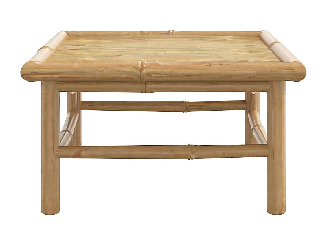 Mesa de jardim 65x55x30 cm bambu