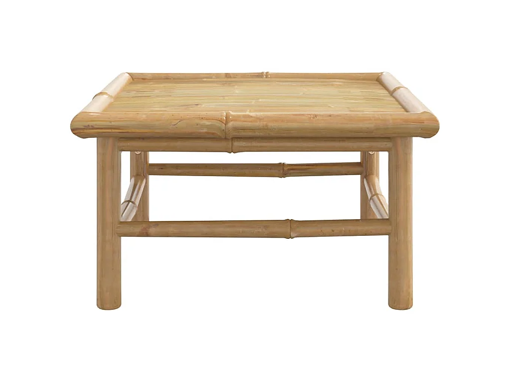 Table de jardin 65x55x30 cm bambou