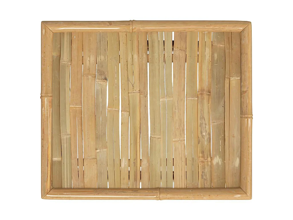 Table de jardin 65x55x30 cm bambou