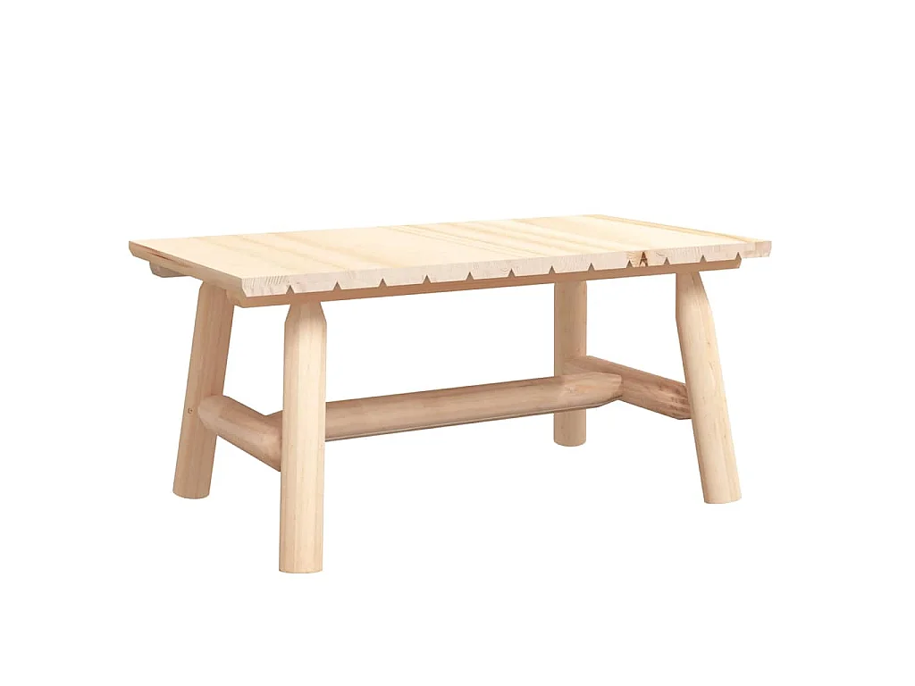 Couchtisch 90x50x41 cm Massivholz Fichte