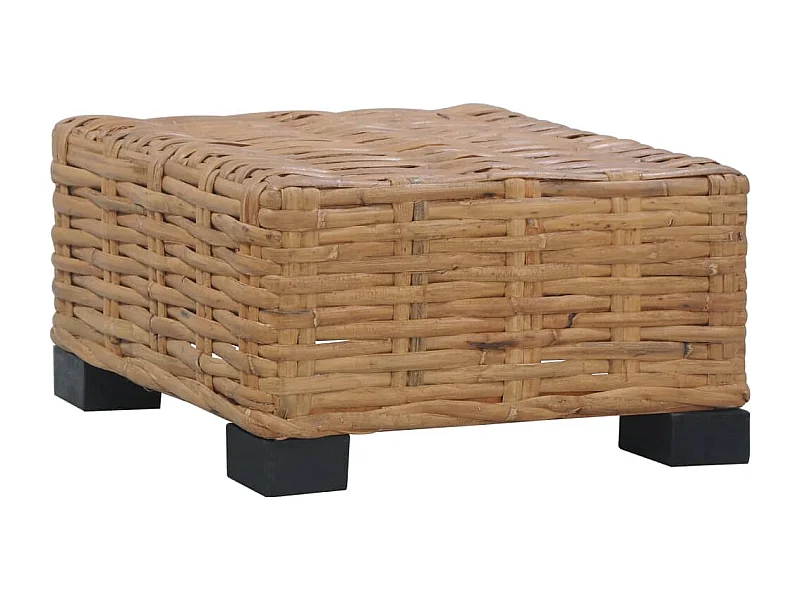 Couchtisch 47x47x28 cm Rattan Natur
