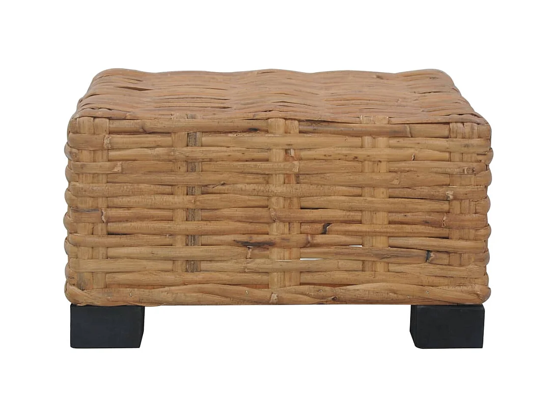 Couchtisch 47x47x28 cm Rattan Natur
