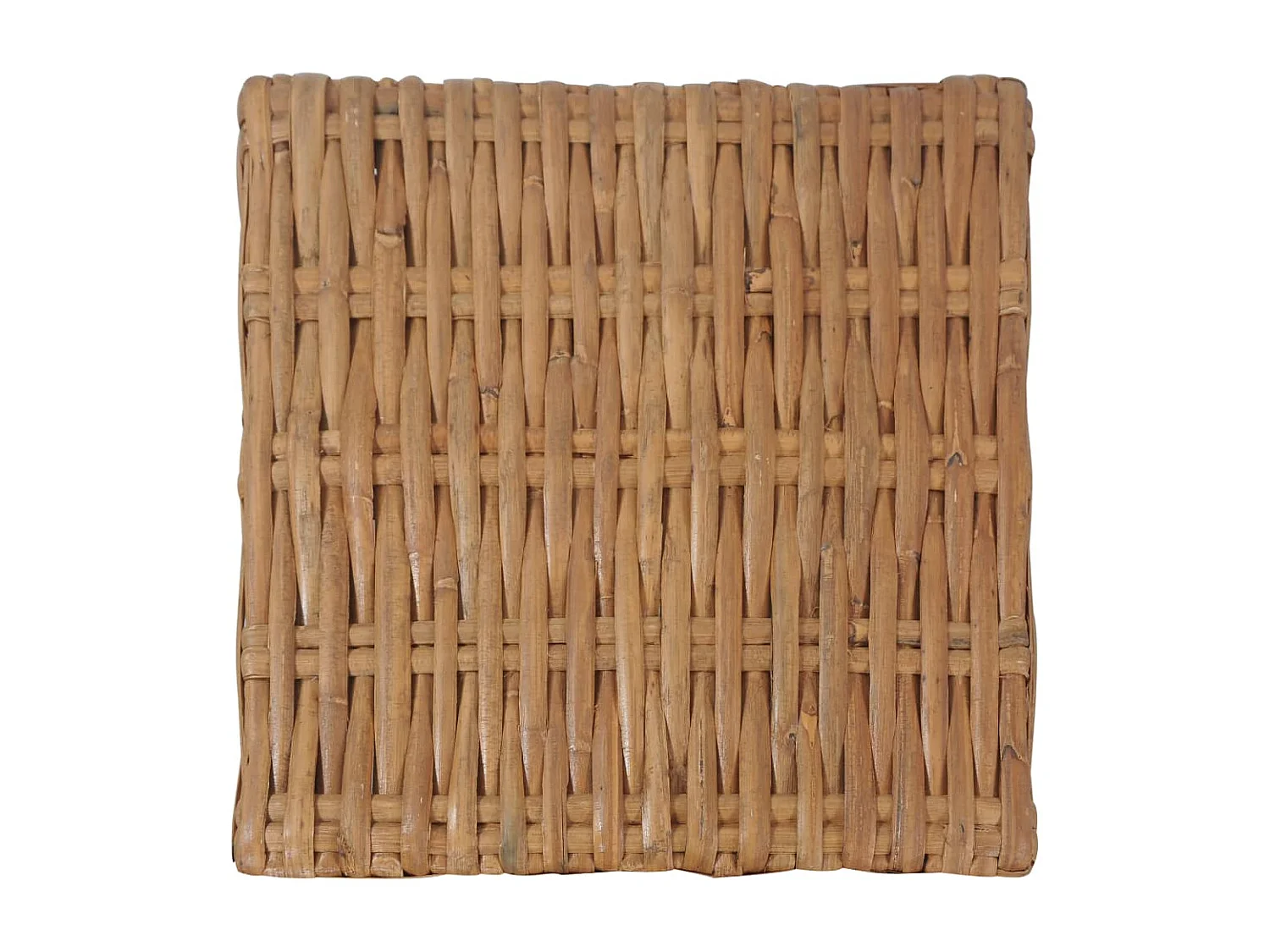 Mesita de ratán natural 47x47x28 cm