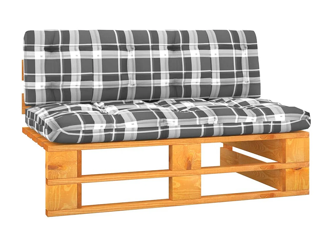 Garten-Mittelsofa Paletten Honigbraun Imprägniertes Kiefernholz