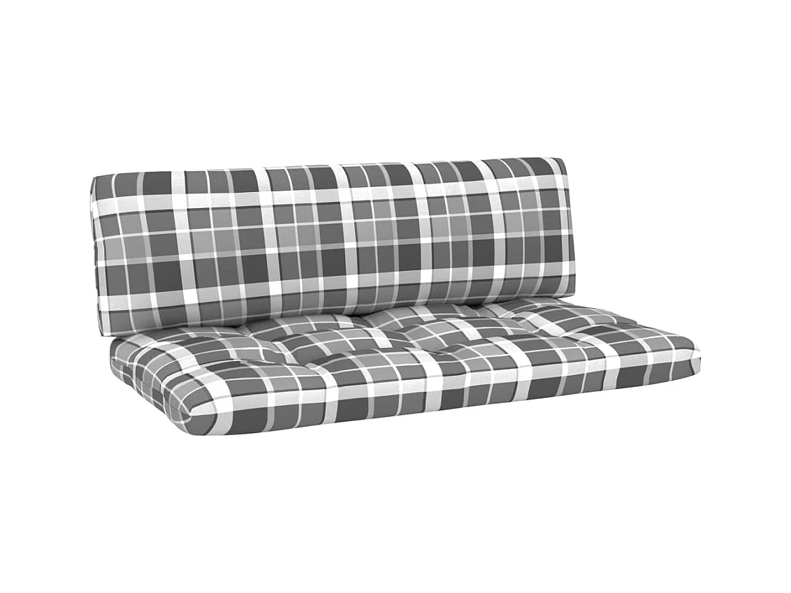 Canapé central palette de jardin marron miel bois pin imprégné